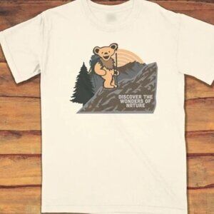 Grateful Dead Hiking Bear T-Shirt, Discover the Wonders of Nature Dead & Company